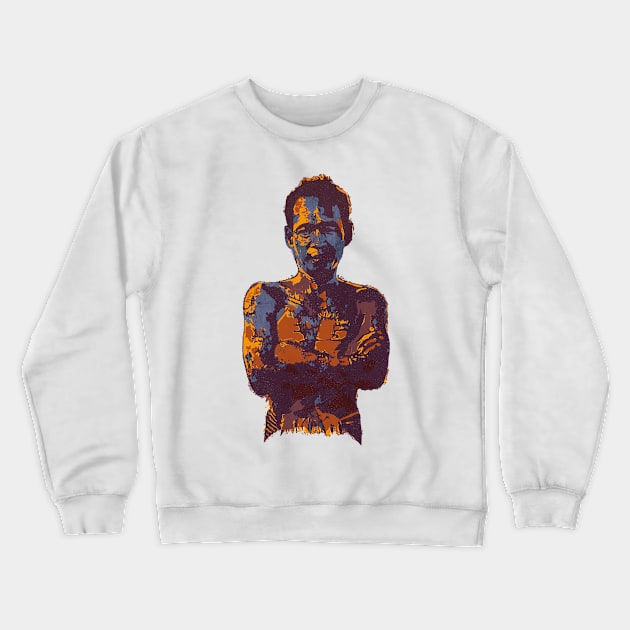 Defiant Khmer Man A Bong Thom Crewneck Sweatshirt by Peadro